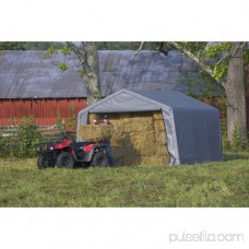 Shed-in-a-Box 12' x 12' x 8' Peak Style Storage Shed, Gray 554795683